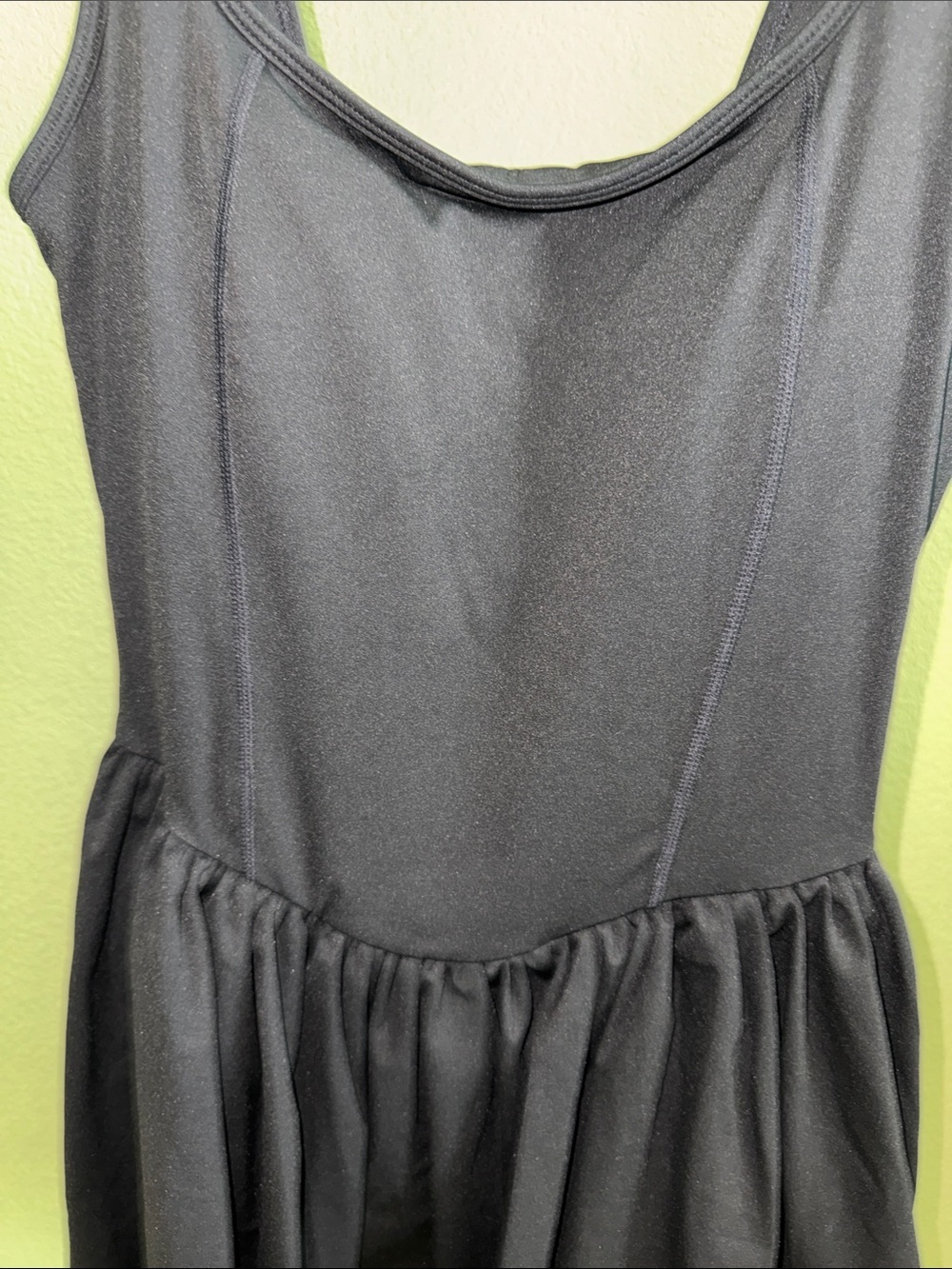 Black Tenis Paddle Dress with removable bow - Picture 7 of 8